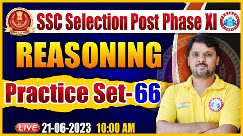 Ssc Phase Vacancy Reasoning Practice Set Ssc Selection Post