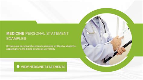 Medicine Personal Statement Examples Studential