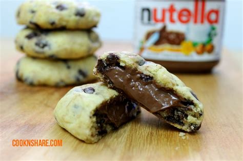 Nutella Chocolate Chip Cookies Cook N Share World Cuisines