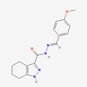 N E Methoxyphenyl Methylidene Tetrahydro H Indazole