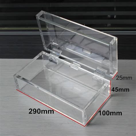 Clear Acrylic Display Box With Hinged Lids Buy Clear Acrylic Display