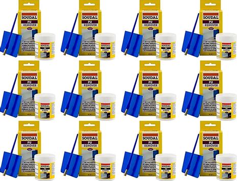 Soudal Cured PU Expanding Foam Remover Clear 100ml (Pack of 12) | DIY ...