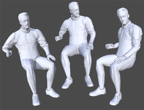 Low Poly Male 07 - Animated 3D asset | CGTrader