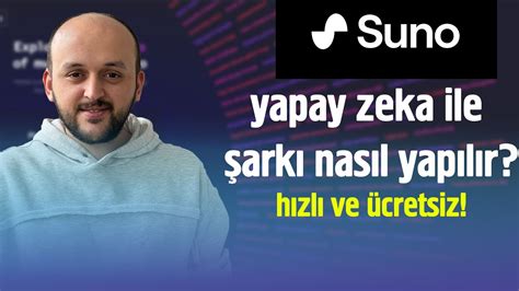 Yapay Zeka Suno Ile Saniyeler Inde M Zik Yap N Youtube