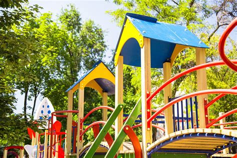 Цветовое оформление детской площадки