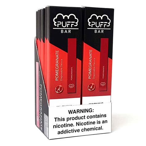 Puff Bar Disposable Vape Pomegranate 10 Pack