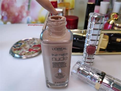 NEW L Oreal True Match Nude Hyaluronic Tinted Serum Review Glossnglitters