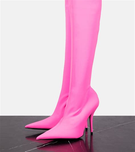 Neon Pink Over The Knee Boots Top Sellers