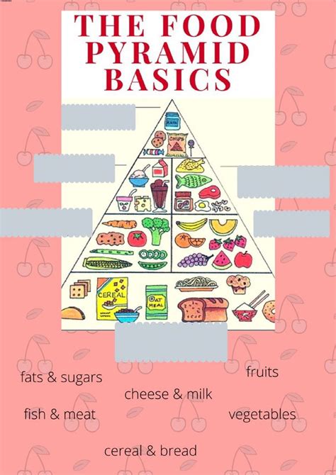 Food Pyramid Interactive Worksheet Food Pyramid Worksheets For Grade 3 Pyramids