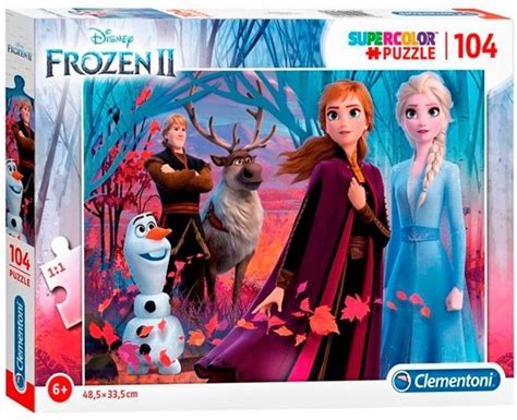 Clementoni Legpuzzel Frozen II Karton Meisjes 104 Stukjes De