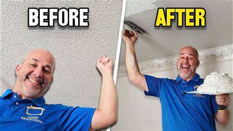 How To Get Rid Of Popcorn Ceilings Safely Youtube