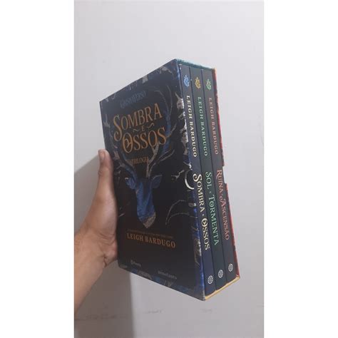 Box Sombras E Ossos Trilogia Grisha De Leigh Bardugo Shopee Brasil