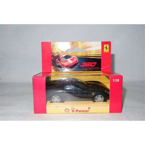 Ferrari 360 Challenge Stradale Black Plastic Toy Car Hot Wheels Shell V Power 1 38 Shopee Malaysia