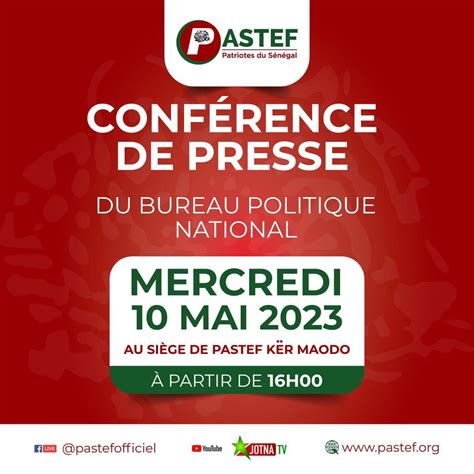 Pastef Les Patriotes On Twitter Conf Rence De Presse Du Bureau