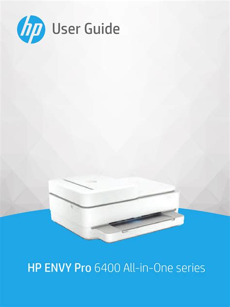 Hp Envy Pro 6400 All In One Series User Guide Enww