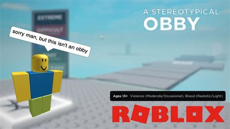 YTP A Stereotypical Obby Roblox Gameplay YouTube