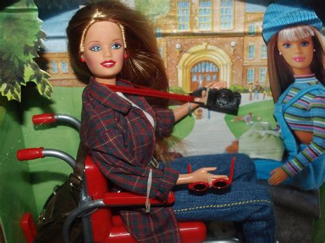 New 1998 Becky Wheelchair Friend Of Barbie Im The School Photographer