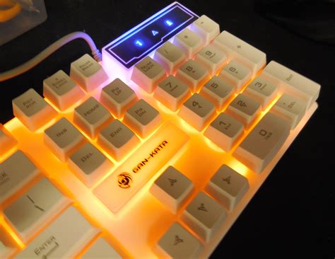 Клавиатура Dialog White Gan-Kata с подсветкой