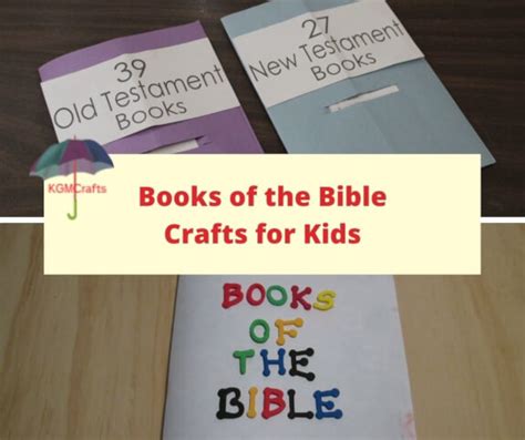 Books Of The Bible Crafts Learn Their Names