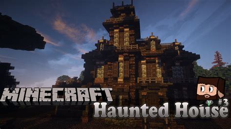Minecraft Lets Build Haunted House Part 3 Youtube