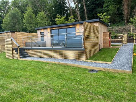 Luxury Cabins With Hot Tub In South Wales Gower Gower Coast Cabins Pennant