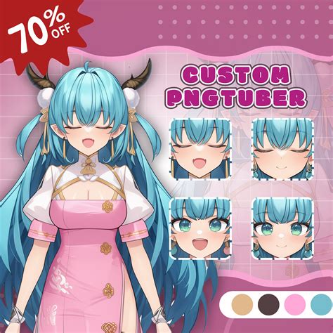 Custom Pngtuber Pngtuber Character Pngtuber Asset Pngtuber Design