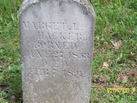 Margaret L Stewart Hacker 1853 1891 Find A Grave Memorial