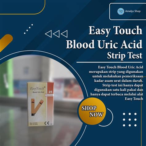 Jual Easy Touch Blood Test Strips Cholesterol Hemoglobin Glucose Dan