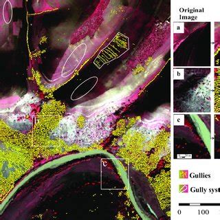 Schematic illustration of a gully formed by the deepening of rills ...