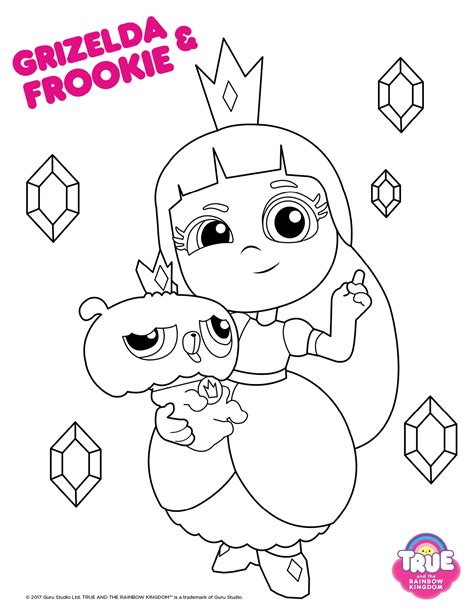 Free Printable True And The Rainbow Kingdom Coloring Pages