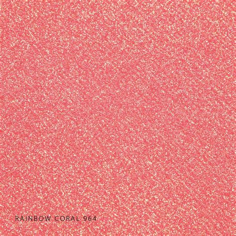 STAHLS Film Flex CAD CUT Glitter 964 Rainbow Coral Format DIN A4