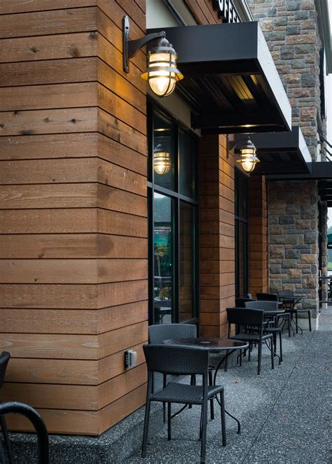 Atlanta, GA Outdoor Shopping Center Cedar Siding Products