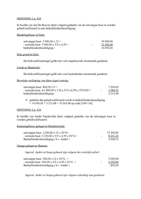 Hfst Oplossing Oefening P Oefening P In