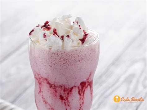 Milk Shake De Morango Chantily Cada Receita