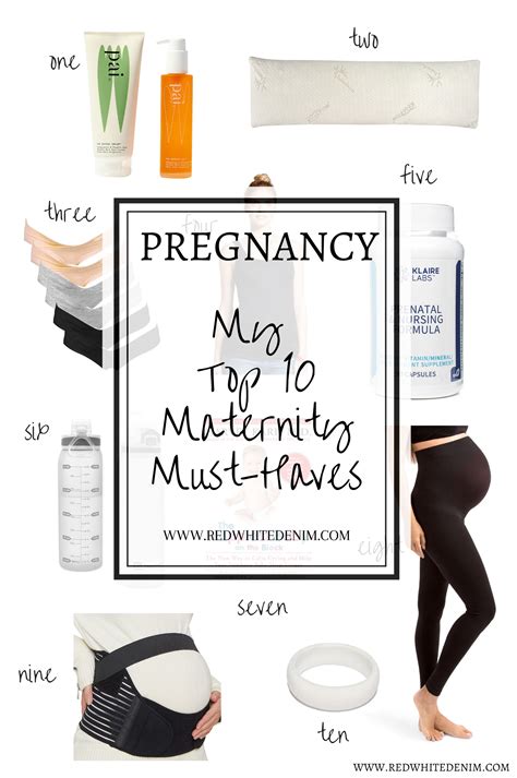 Top 10 Maternity Must Haves For Pregnancy 3 Red White And Denim