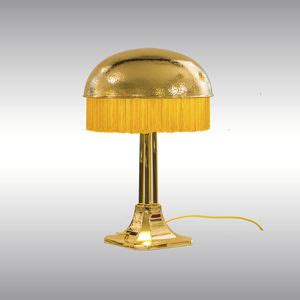 Lampe De Table 21620 Woka Lamps Vienna En Tissu En Laiton