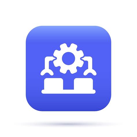 Premium Vector Industrial Automation Violet 3d Icon