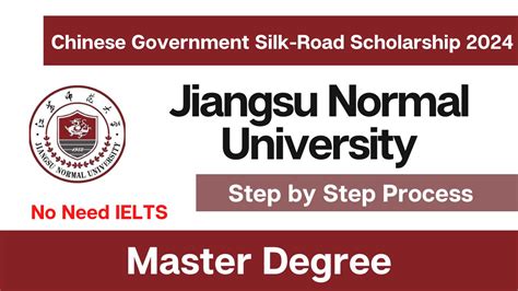 Jiangsu Normal University Chinese Government Scholarship 2024