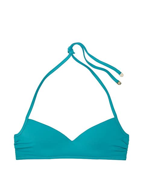 Buy Essential Push Up Bralette Bikini Top Barbados Blue Order Bikini Top Online Victoria S