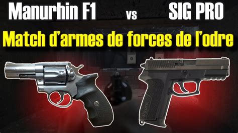 Sig Sauer PRO 2022 Gendarmerie vs le Légendaire Manurhin F1 MR88