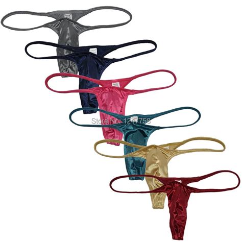 Mini Tangas Sexys Para Hombre Ropa Interior Er Tica Gay Con Parte Trasera En T Brillante