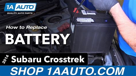 How To Replace Battery Subaru Crosstrek Youtube