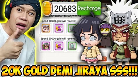 Gacha Spender 20k Gold Demi Jiraya SSS Himawari SS Ninja Heroes