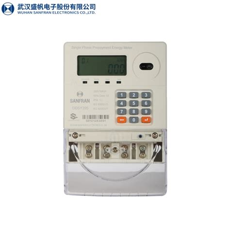 STS Keypad Prepaid Single Phase Energy Meter Smart Energy Meter Wuhan