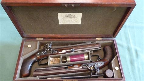 Flintlock John Manton Duelling Pistols John Slough London