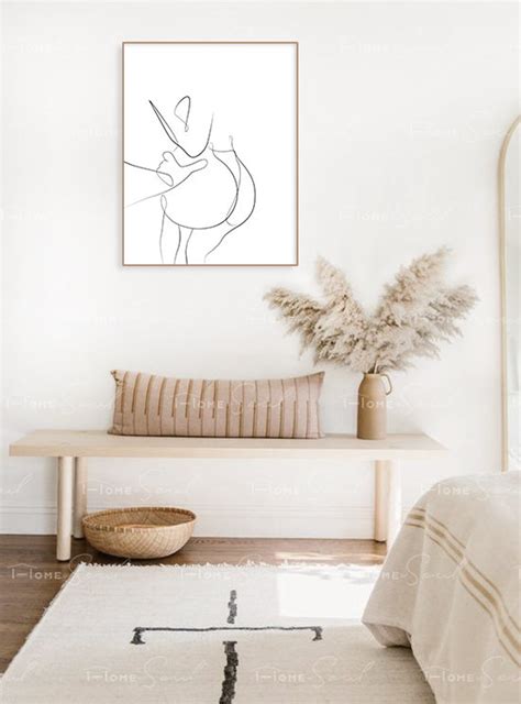 Erotic Art Nudity Body Line Art Naked Women Art Male Hand Etsy