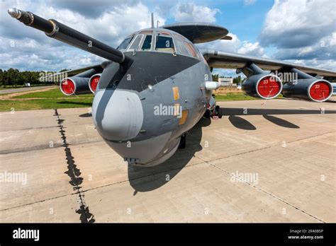 An A-50U AWACS of the Russian Air Force parked on the tarmac in Kubinka ...