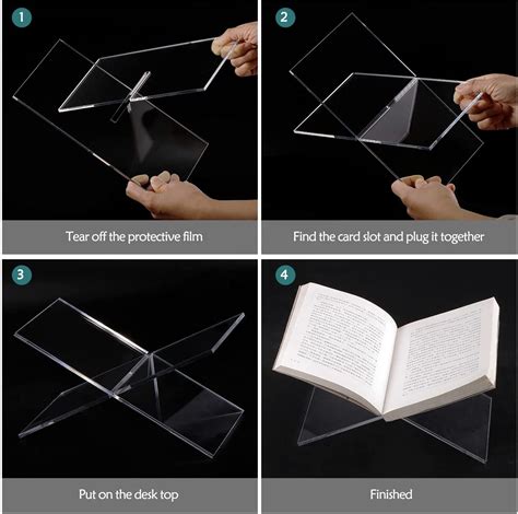 Clear Acrylic Open Book Display Stand Acrylic Reading Book Holder - Buy Acrylic Holder,Tray ...