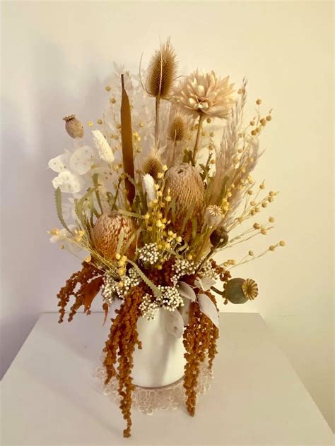 Dried Floral Arrangements A Flourish Of Flowers