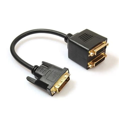 Купить Аксессуары и запчасти | Portable Size DVI Splitter Adaptor DVI-D ...
